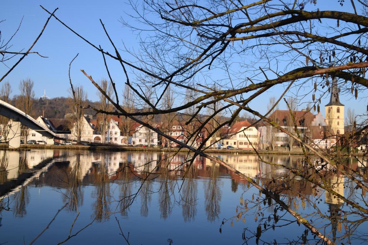 Maindrei - Schlafen Am Fluss Otel Margetshöchheim Dış mekan fotoğraf