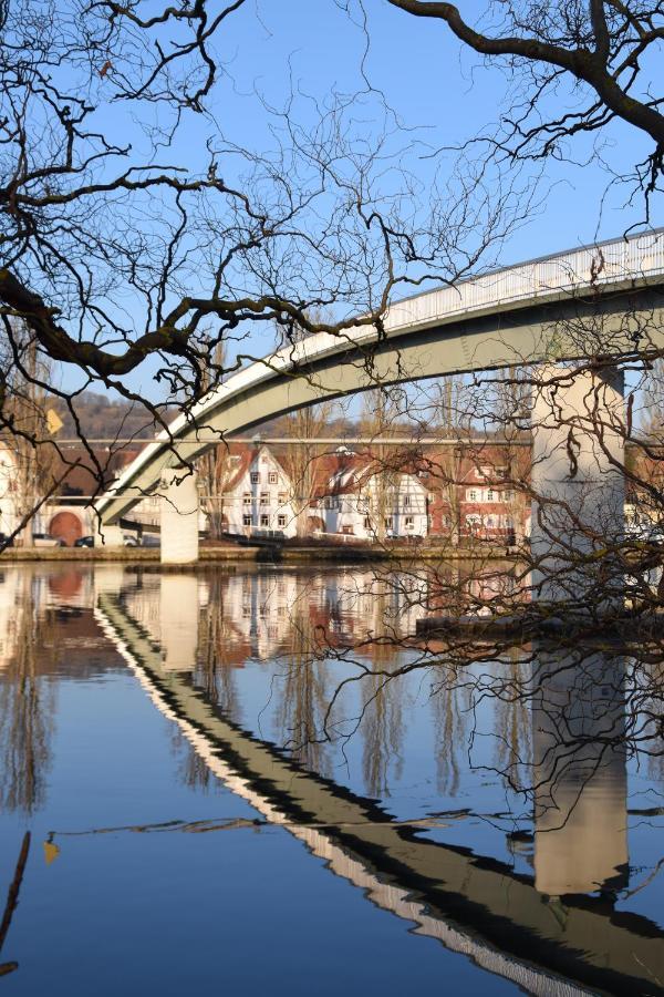 Maindrei - Schlafen Am Fluss Otel Margetshöchheim Dış mekan fotoğraf